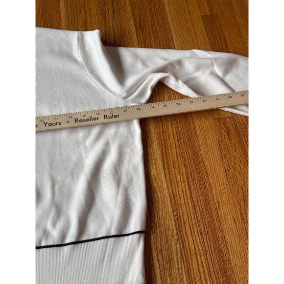 Adrianna Papell Womens Cardigan Sweater L Pearl Button Closure - Picture 6 of 10